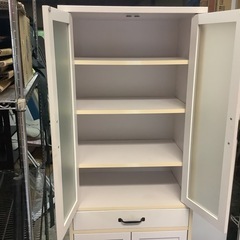【リサイクルサービス八光】幅60㎝　お部屋が広く見えるWH家具シリーズ 　60食器棚 ユリアンIIの画像