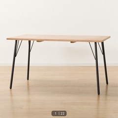 【〜8/30(金)で受付終了予定】美品　ダイニングテーブルセット　ダイニングテーブル　椅子4脚　ダイニングテーブル　椅子　ブラック　ライトブラウン　木目調の画像