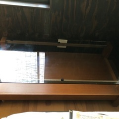 ガラス　TV台　　 の画像