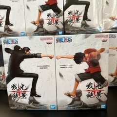 【新品】 戦光絶景　ワンピース　フィギュア　ルフィ & ロブ・ルッチ　