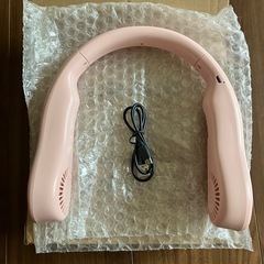 首掛け扇風機の画像