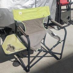 コールマン　チェア　サイドテーブル付きの画像