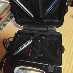 山善 ホットサンドメーカー YAMAZENの画像