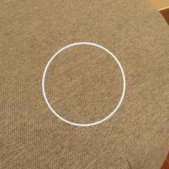 AZUMAYA 東谷 スツール ラウンドスツール グレー MYS-601LGY 未使用品の画像