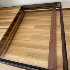 【確定】ダブルベッド　フレーム　組み立て　分解可能の画像