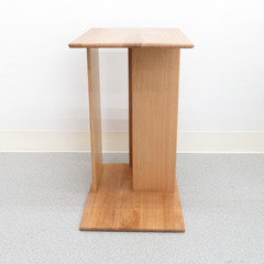 AZUMAYA 東谷 サイドテーブル 天然木 MTK-301NA 未使用品の画像