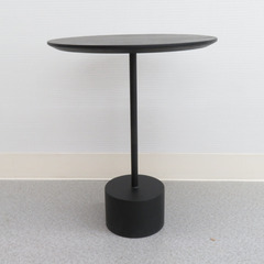 AZUMAYA 東谷 サイドテーブル 天然木 ブラック HIT-231BK 未使用品の画像