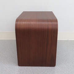 AZUMAYA 東谷 サイドテーブル 天然木 PT-615WAL 未使用品の画像