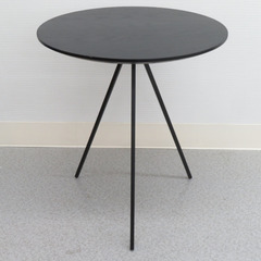 AZUMAYA 東谷 サイドテーブル 天然木 ブラック HIT-...