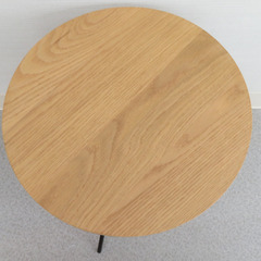 AZUMAYA 東谷 サイドテーブル 天然木 ナチュラル HIT-232NA 未使用品の画像