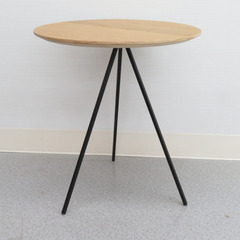 AZUMAYA 東谷 サイドテーブル 天然木 ナチュラル HIT-232NA 未使用品の画像