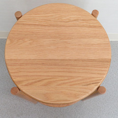 AZUMAYA 東谷 サイドテーブル 天然木 ナチュラル F3-104NA 未使用品の画像