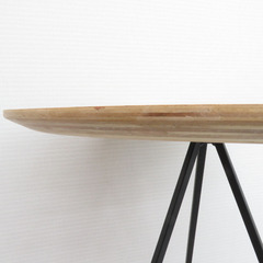 AZUMAYA 東谷 サイドテーブル 天然木 ナチュラル HIT-232NA 未使用品の画像