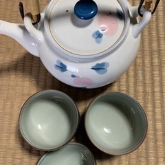 無料　未使用品　急須　湯呑み　生活雑貨 食器 茶器の画像