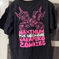 ◯値下げ◯腹ペコさん必見！マキホル　ハラペコゾンビーズTシャツM...