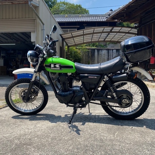 カワサキ 250TR BJ250F キャブモデル 実働 バッテリー新品 127,500円