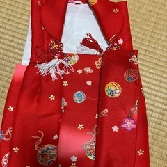 七五三　被布　三歳女の子の画像