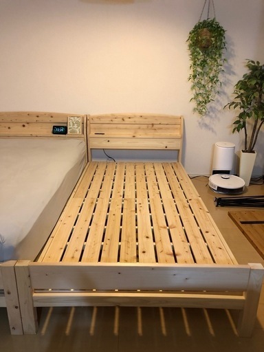 【お取引中】源ベッド　ベッドフレーム　シングルベッド