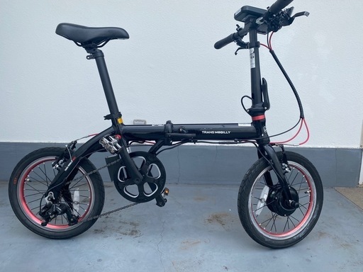 トランスモバイリーnext163折りたたみ電動自転車ブラック