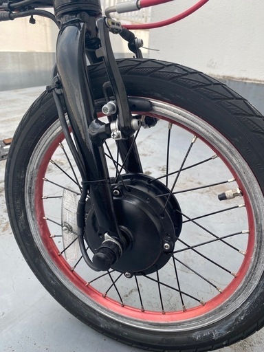 トランスモバイリーnext163折りたたみ電動自転車ブラック