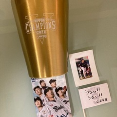 ビールコップ　2021日本一　優勝記念　タンブラー　ヤクルトスワローズ　カップ　の画像