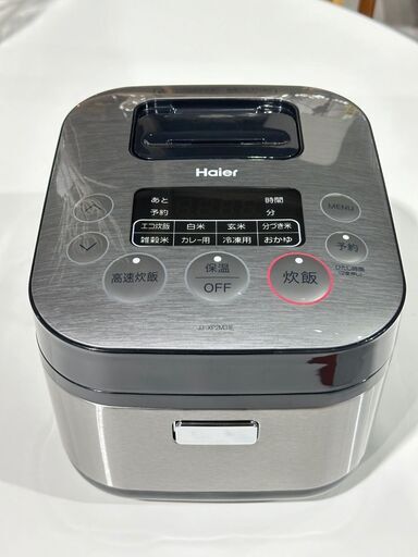 【Haier ハイアール】マイコンジャー炊飯器 JJ-XP2M31E 2021年 3合炊き スタイリッシュ シンプル コンパクト 単身