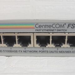 ジャンク 通電確認のみ CentreCOM ファーストイーサネット・スイッチ FS708-PD 札幌市 白石店の画像