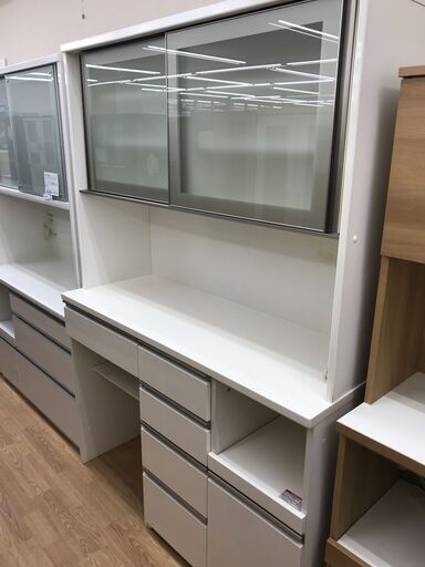 ★ジモティ割あり★ ニトリ 食器棚　  H202×W140×D51 　クリーニング済み KJ5964