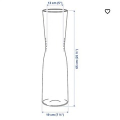【IKEA】TIDVATTEN 花瓶の画像