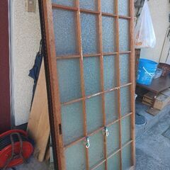 中古木製ガラス建具お譲りします。