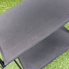 CARBABY アウトドアラック キャンプラック フォールディングラック 3段物置き棚 折り畳み式 軽量 アルミ ハンガーフック4個付き 専用収納袋付きの画像