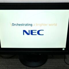①NEC　液晶モニター　LCD-AS221WM　動作良好　22型　ワイド　液晶ディスプレイ　PCモニター　22インチ　ブラックの画像