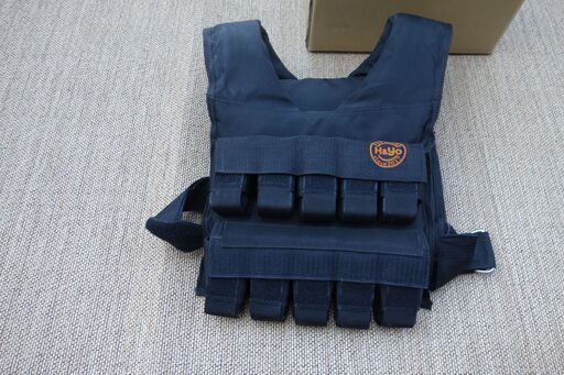 249　H&Yo ウエイトベスト 20kg 1㎏×20 重量調節可