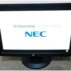 ②NEC　液晶モニター　LCD-AS221WM　動作良好　22型　ワイド　液晶ディスプレイ　PCモニター　22インチ　ブラックの画像