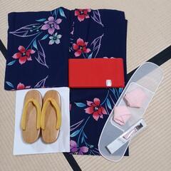 浴衣セットM   半幅帯　L下駄　着付け用品