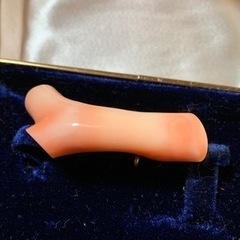 サンゴのブローチ
