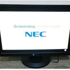 ④NEC　液晶モニター　LCD-AS221WM　動作良好　22型　ワイド　液晶ディスプレイ　PCモニター　22インチ　ブラックの画像