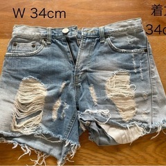 2枚♪ Laguna & INGNI ♪ XS デニムショートパンツの画像