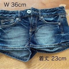 2枚♪ Laguna & INGNI ♪ XS デニムショートパンツの画像