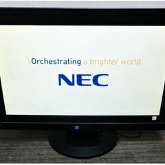 ⑤NEC　液晶モニター　LCD-AS221WM　動作良好　22型　ワイド　液晶ディスプレイ　PCモニター　22インチ　ブラックの画像