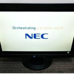 ⑥NEC　液晶モニター　LCD-AS221WM　動作良好　22型　ワイド　液晶ディスプレイ　PCモニター　22インチ　ブラックの画像