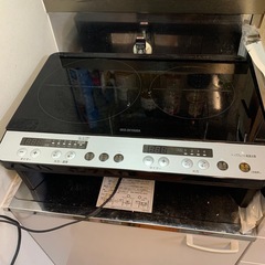 IHクッキングヒーター二口の画像