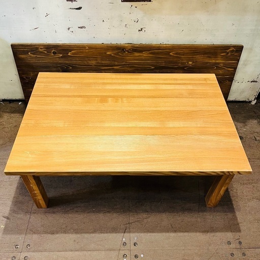 《売約済》【池上店】 無印　無印良品　MUJI 無垢材 ローテーブル　オーク材　リビングテーブル　廃盤品　廃番品　デッドストック　センターテーブル　木製　オーク