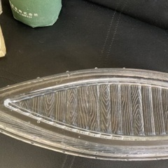 超高価! 大型 舟盛り皿 船盛 船形 刺身 フルーツ 刺盛 肉盛 寿司 鮨 大判 割烹 旅館 料亭 業務用 オードブル ガラス 硝子 和食 クリスタルの画像