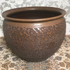 備前焼　利山作　瓶　水瓶