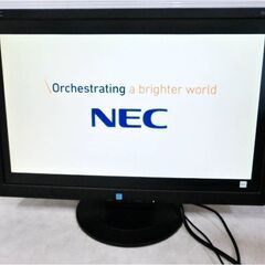 ⑦NEC　液晶モニター　LCD-AS221WM　動作良好　22型　ワイド　液晶ディスプレイ　PCモニター　22インチ　ブラックの画像