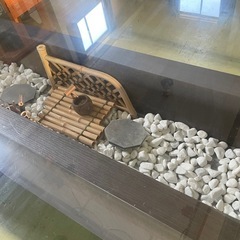 【配達可能】応接ガラステーブルの画像
