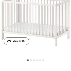9/2まで IKEA ベビーベッド Gulliver Baby Cot　の画像