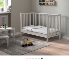 9/2まで IKEA ベビーベッド Gulliver Baby Cot　の画像