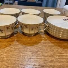 更に値下げ！フェルステンベルグ☆カップ＆ソーサーケーキ皿 5つずつの画像